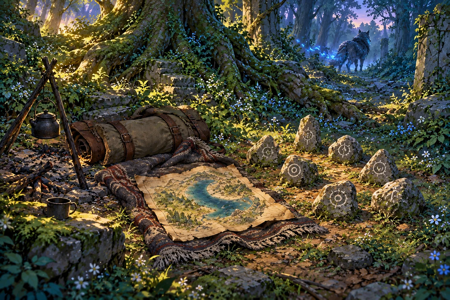 Illustration of the company’s world